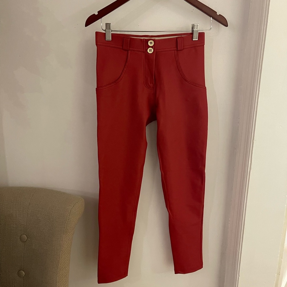 Small Freddy WR UP 7/8 Faux Leather Jean Leggings